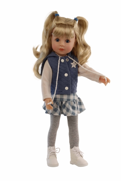 Schildkröt Stehpuppe Yella 46 cm blonde Haare